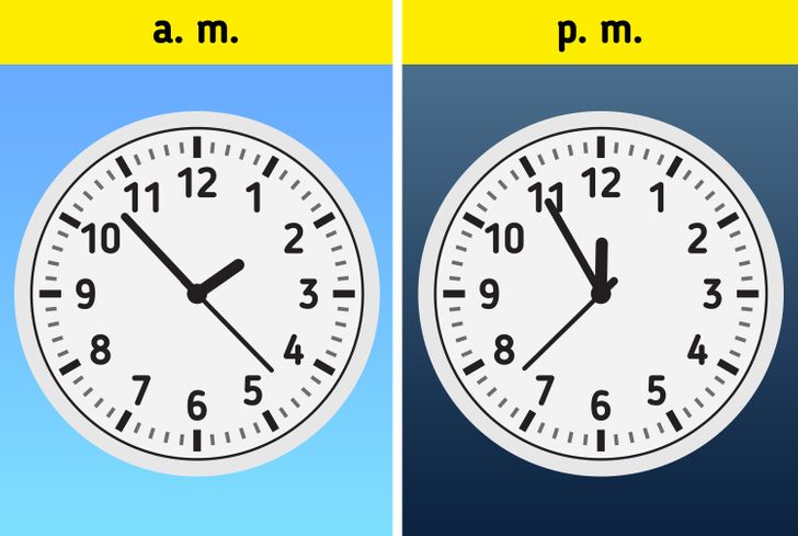 Qué significa a.m. y p.m.? — La Relojería.cl