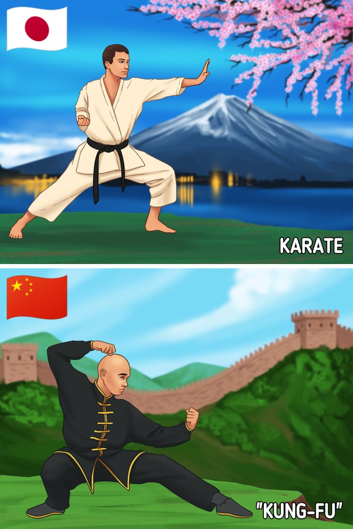 karate y kung fu diferencias