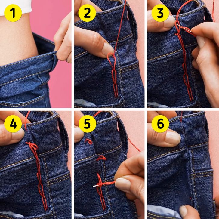 Cómo coser de una bonita forma tus jeans