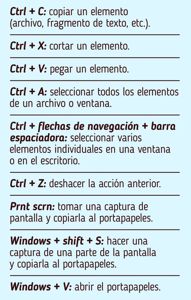 Comandos De Teclado En Windows