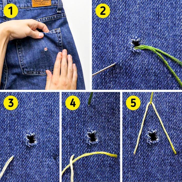 Cómo coser o arreglar la ropa que se le rompe a nuestros niños