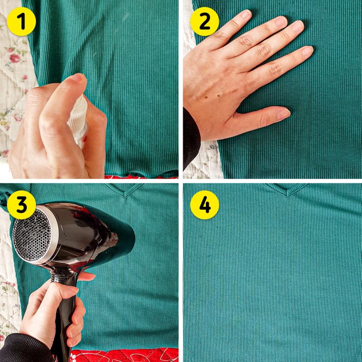 Cómo planchar una camisa sin plancha